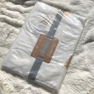 The Land of Nod 84” White Curtain Pandel, NWT